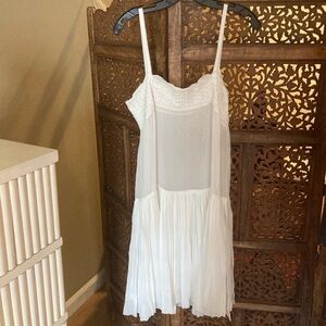 ISABEL MARANT | White Silk Mini Dress